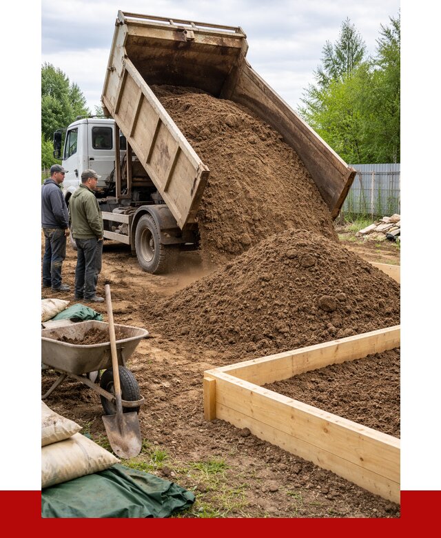 Торфо песчаная смесь в Нягани с доставкой от 1884 р. | ПРОНЕРУДНга