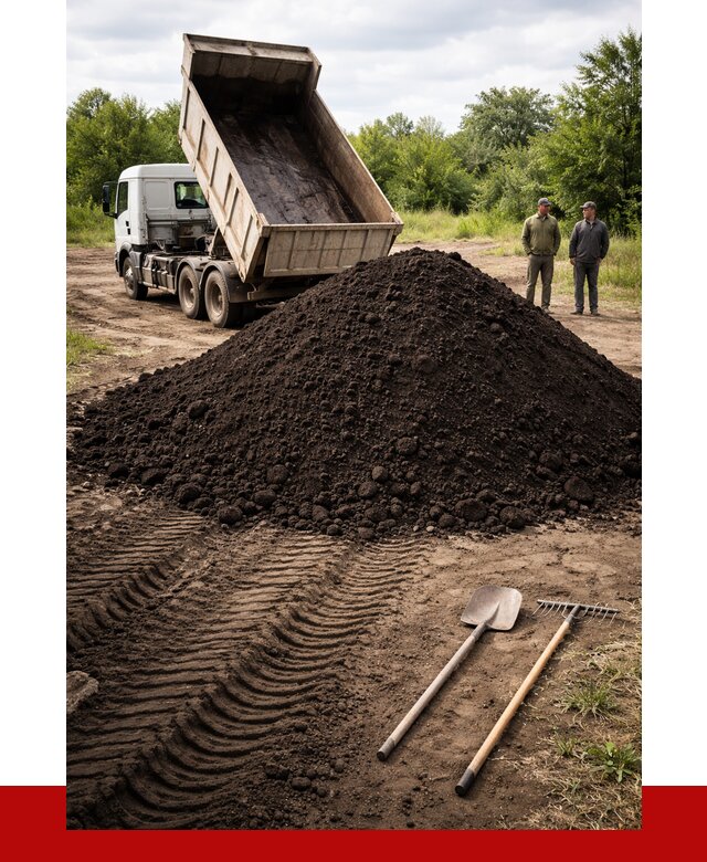 Купить чернозем навалом в Нягани от 1222 р. за куб | ПРОНЕРУДНга