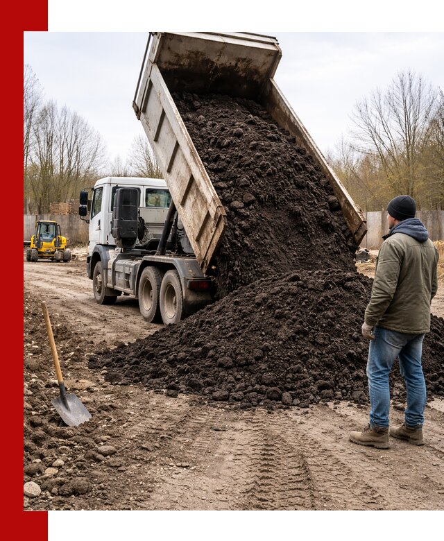 Доставка чернозема навалом в Нягани быстро и выгодно