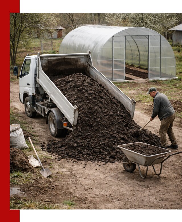 Чернозем для теплицы с доставкой в Нягани