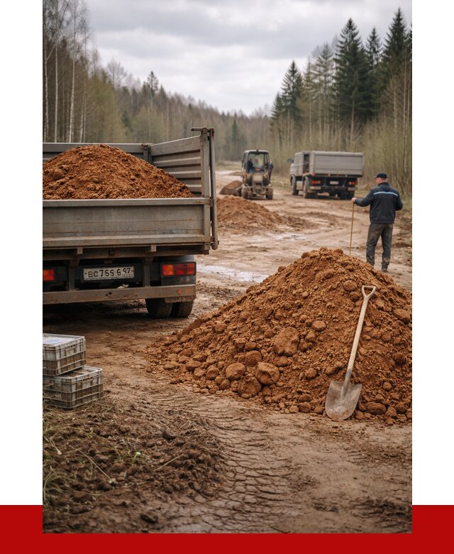 Глина и суглинки в Нягани от 4584 р. за куб | ПРОНЕРУДНга