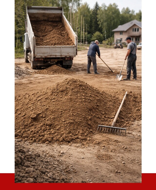 Суглинок для планировки в Нягани с доставкой от 4278 р. | ПРОНЕРУДНга