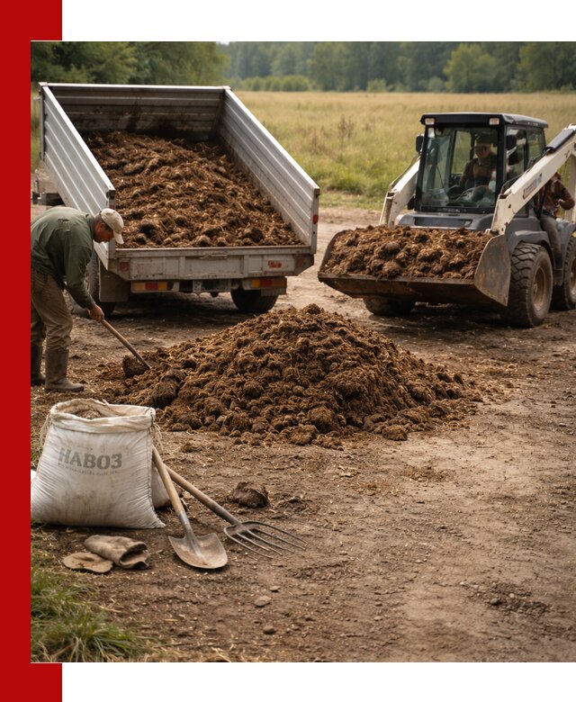 Доставка конского навоза в Нягани с разгрузкой и доставкой на объект