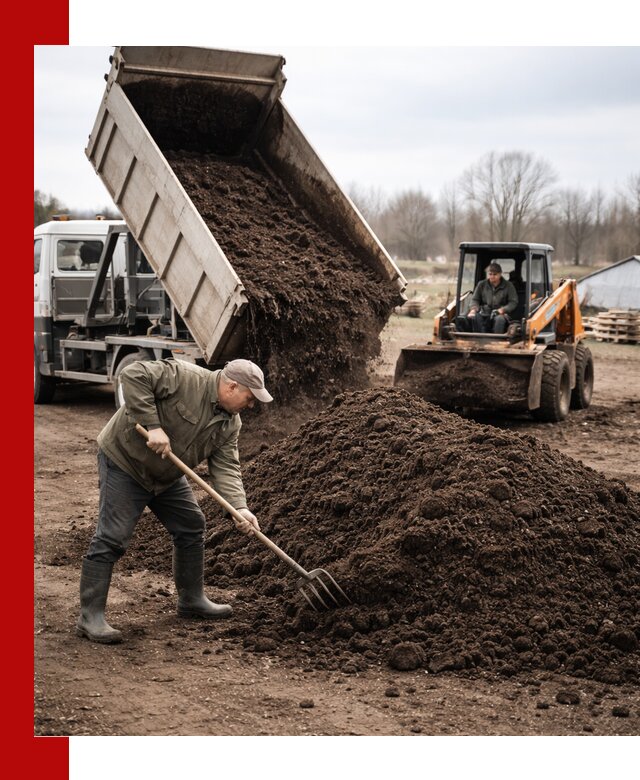 Доставка и продажа перегноя в Нягани быстро и дешево