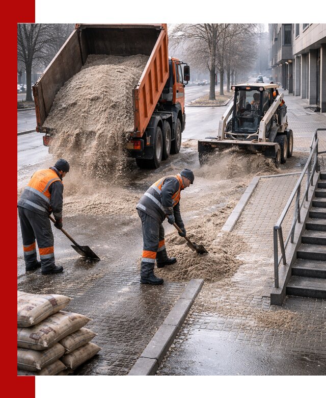 Поставка противогололедных материалов в Нягани