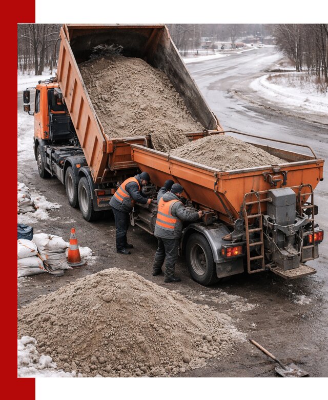 Поставка и вывоз пескосоля в Нягани оптом и в розницу