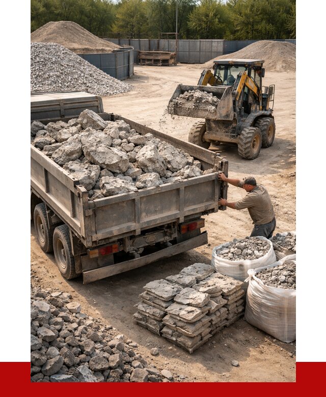 Купить бой бетона с доставкой в Нягани от 4889 р. | ПРОНЕРУДНга