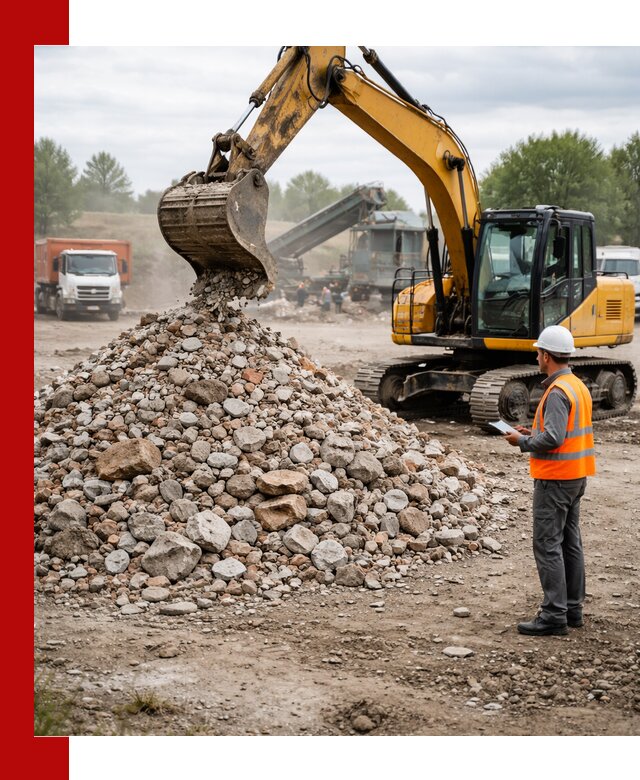 Доставка и вывоз строительного боя в Нягани