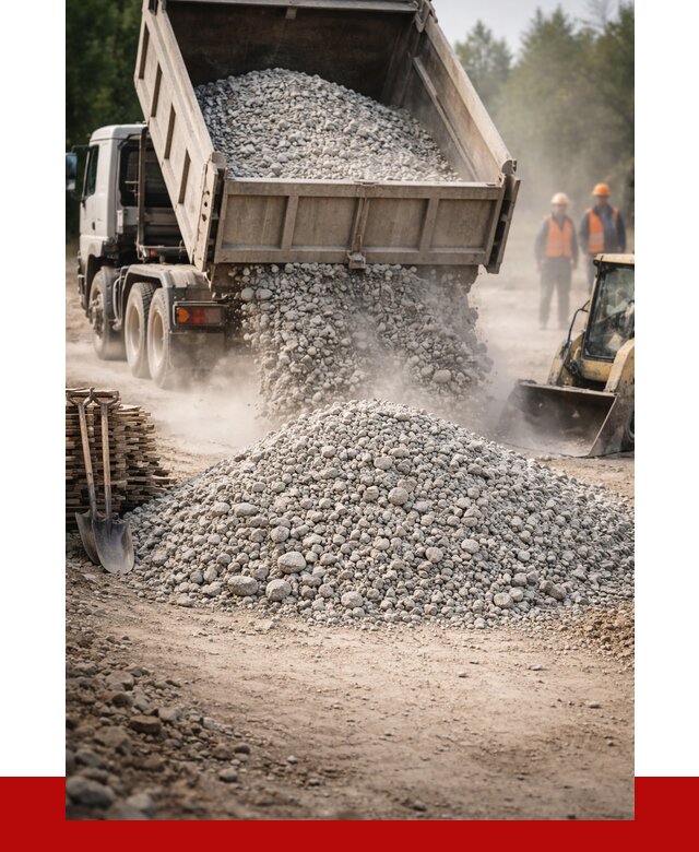 Купить дробленый бетон в Нягани от 1732 р./куб | ПРОНЕРУДНга