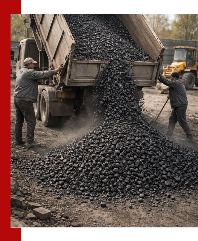 Доставка угля семечка самосвалами в Нягани