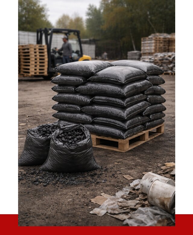 Купить уголь в мешках с доставкой в Нягани от 7640 р. | ПРОНЕРУДНга