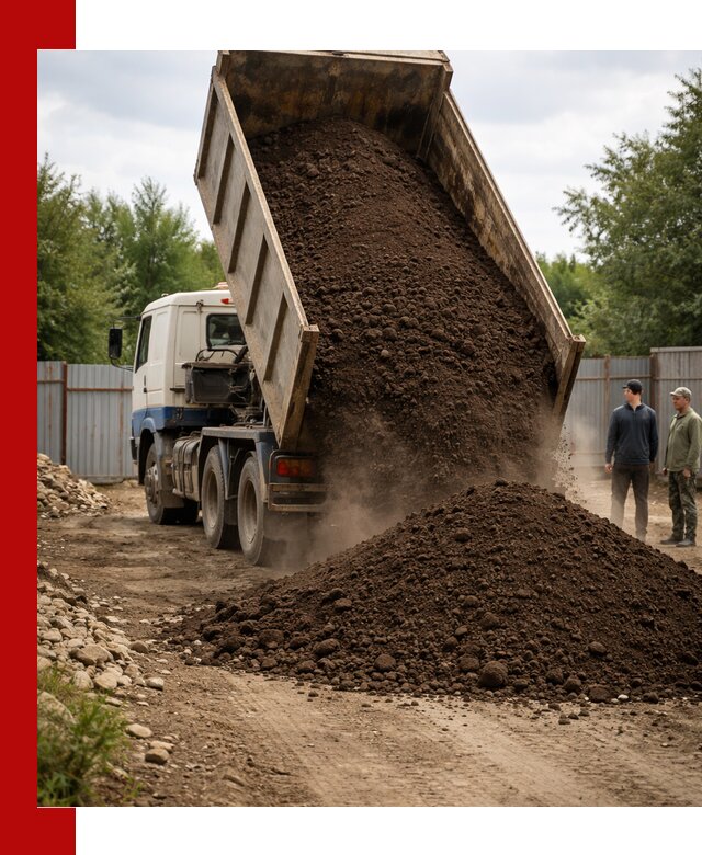 Доставка самосвалом 10 кубов в Нягани быстро и надёжно