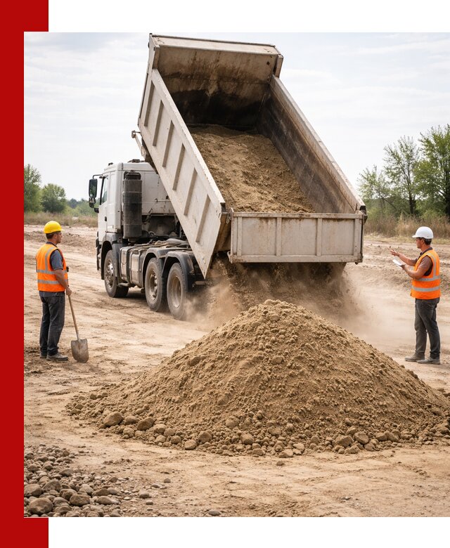 Доставка самосвалом 15 кубов в Нягани за город и по городу