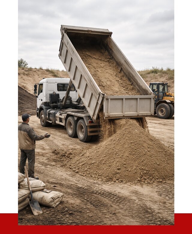 Доставка самосвалом 20 кубов в Нягани от 7640 р. | ПРОНЕРУДНга