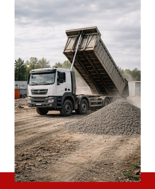 Доставка самосвалом 40 кубов в Нягани от 9167 р. | ПРОНЕРУДНга