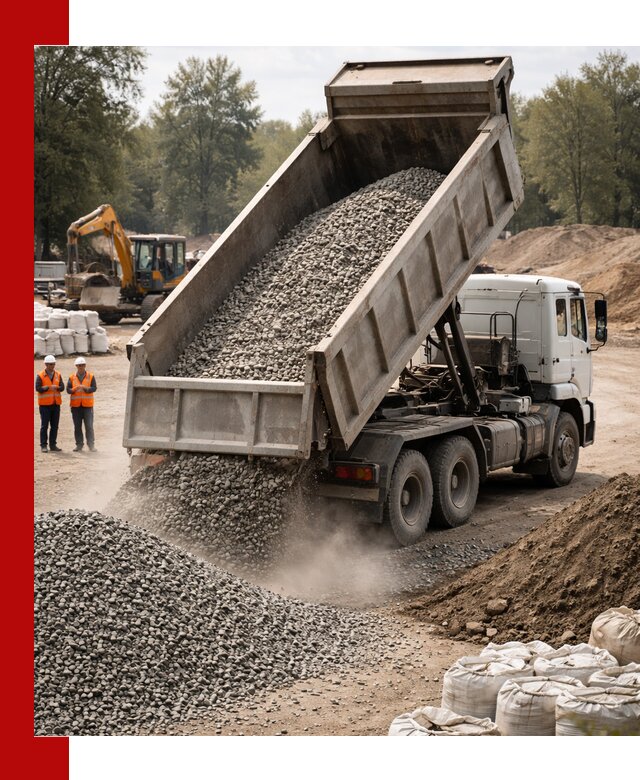 Аренда самосвала в Нягани для доставки сыпучих и нерудных материалов