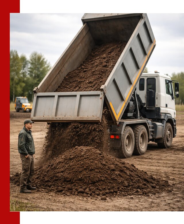 Аренда самосвала с водителем в Нягани для сыпучих грузов и навоза
