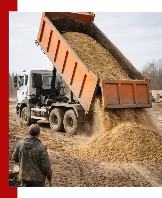 Аренда самосвала 20 тонн для перевозки грузов в Нягани