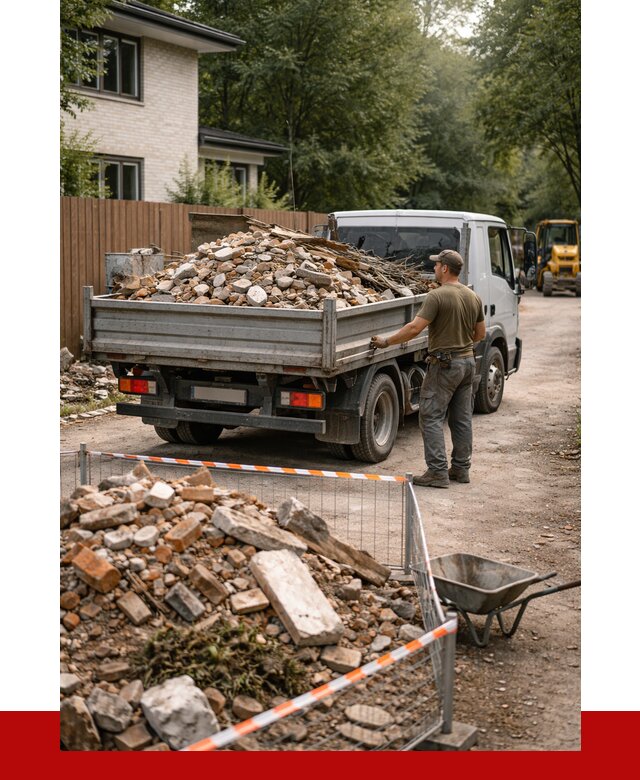 Вывоз строительного мусора с погрузкой в Нягани от 7640 р | ПРОНЕРУДНга