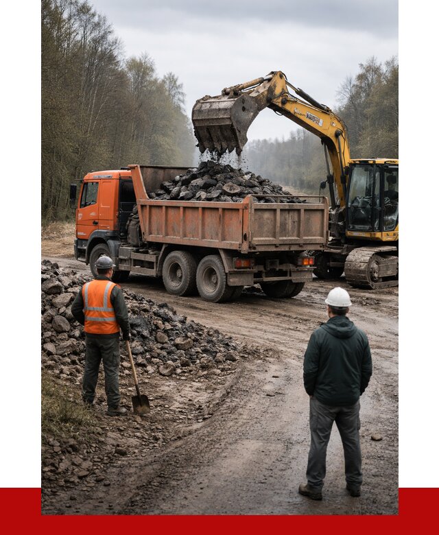 Вывоз асфальта в Нягани от 4584 р. самосвалом ПРОНЕРУДНга