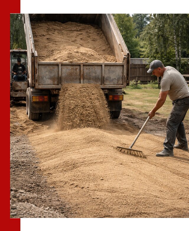 Отсыпка участка песком в Нягани быстро и качественно