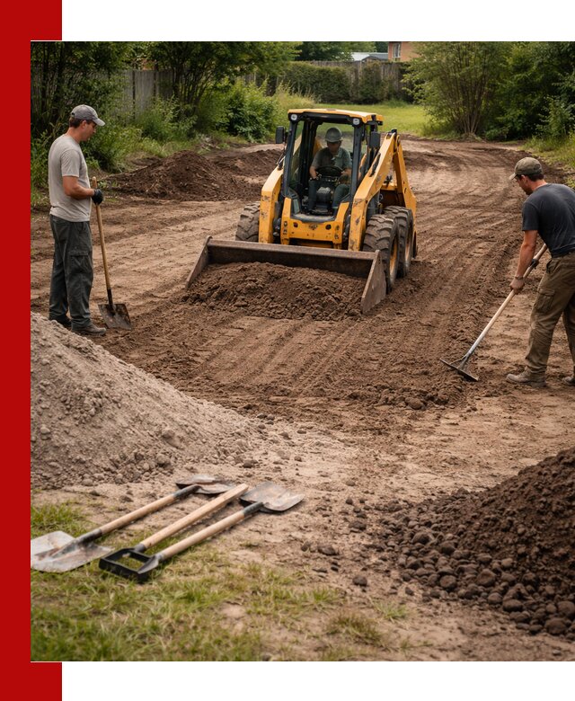 Планировка участка грунтом с вывозом и доставкой в Нягани